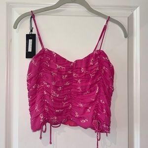 Pink with white flowers top from skylar + madison